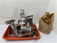 Meat Grinder and Pan