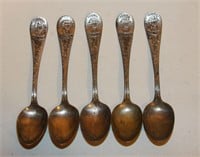 1904 World's Fair Jefferson Silver / Copper Spoons