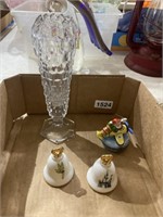 Misc Glas vase Disney salt pepper & Limoges box