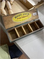 Boot Jack plug tobacco Wooden box