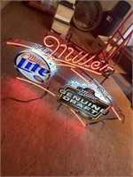 Beer light up advertisement sign