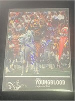 1997 Jack Youngblood signed Football Card