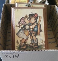 2 PC VTG HUMMEL STYLE WALL PLAQUES