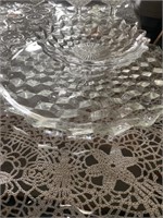 American Fostoria 6 inch footed dish with 12 inch