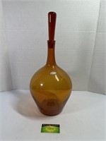 Blenko Handcrafted Glass Jar