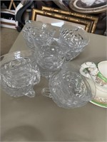 10 American Fostoria handled cups.