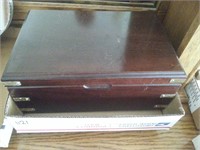 DK WOOD JEWELRY BOX W/LIFT OUT TRAY