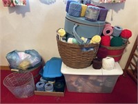 Assorted Yarn and Supplies