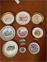Assorted Souvenir Decorative Plates