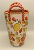 Modigliani Pottery Frutta Laccata Umbrella Stand