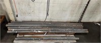 14 pcs solid steel rod, range 1.75 in - 2 in