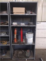 METAL STORAGE SHELVING UNIT, 24X36X85