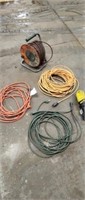 Assorted electrical extension cords