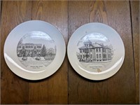 2 Pawnee Illinois School Plates