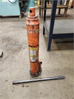 8 ton super heavy duty long ram hydraulic jack