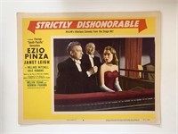 Strictly Dishonorable original 1951 vintage lobby
