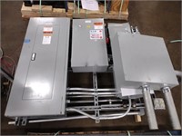 480v electrical and disconnect panels, comes with