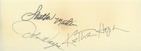 Rooster Cogburn signature cut _3 signatures. GFA A