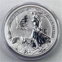 2023 Germania 1oz Silver 5 Mark .999, Scarce