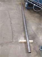 Solid steel pipe, 3.5 in diameter x 201 in long