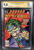 1988 Signed Justice Leage Intl' Annual #2 CGC 9.8