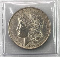 1889 Morgan Silver Dollar, US $1 Coin