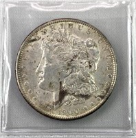 1900 Morgan Silver Dollar, US $1 Coin