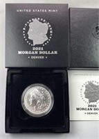 2021-D Morgan Silver Dollar, US Mint 100th Anniv