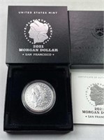 2021-S Morgan Silver Dollar, US Mint 100th Anniv