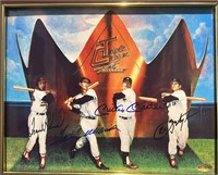 Baseball Legends signed photo. SCM authenticated.