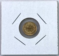 1945 Gold Mexico 2 Pesos, BU
