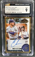 2022 Topps Gold Label Chas McCormick Auto CGC 9