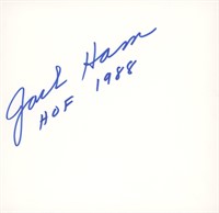 Pittsburgh Steelers Jack Ham signature cut
