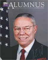 Colin Powell signed magazine