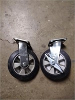 2 Castor Connection Eliet swivel caster wheels,