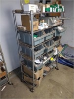 Seville Classics rolling storage shelving unit,