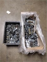 Two tubs huge assortment bolts, nuts, washers,