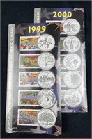 1999 & 2000 State Quarters Portfolios, Sealed