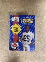 All World Canadian Football card box