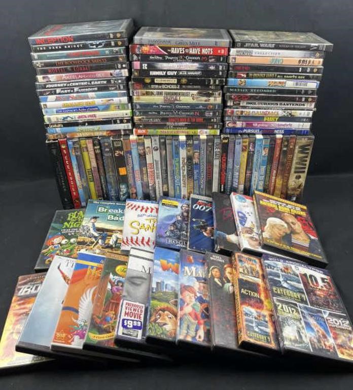 Huge DVD Movie Collection, Pre Owned