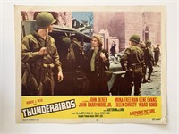 Thunderbirds original 1952 vintage lobby card