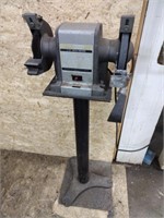 Dual wheel 1/2 hp bench grinder with custom stand