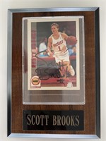 Houston Rockets Scott Brooks signed basketball car