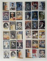 (4) x PAGES OF SPORTS CARDS