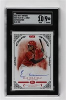 GRADED ELLY DE LA CRUZ AUTO BASEBALL CARD