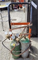 Oxygen/Acetylene Braising Torch Set /w Gauges