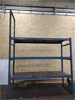 Heavy duty custom belt solid steel frame racking,