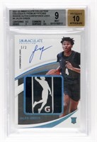 #3/3 JALEN GREEN AUTO PATCH BASKETBALL CARD