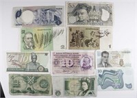 (10) x FOREIGN BANK NOTES