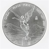 2021 MEXICO 1 OUNCE .999 SILVER COIN